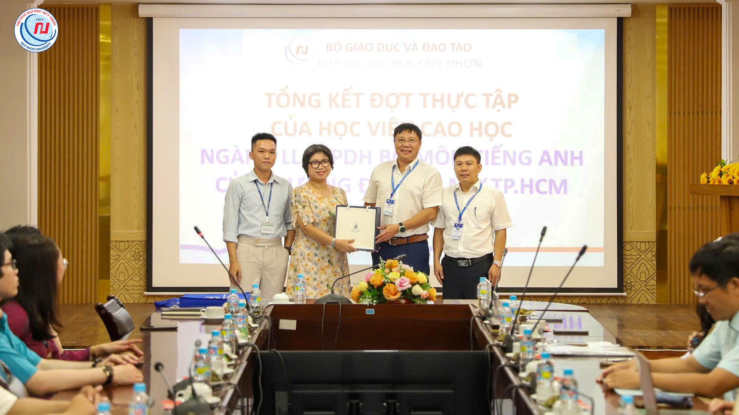 32 học viên cao học Trường Đại học Mở TP.HCM thực tập giảng dạy tại Trường Đại học Quy Nhơn